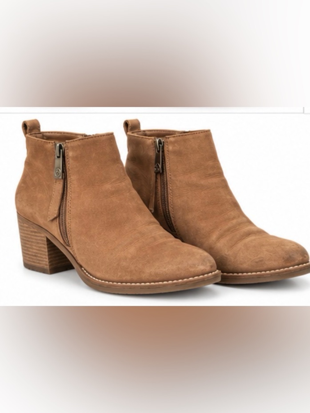 Blondo Waterproof Suede Ankle Booties 8M